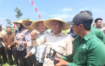 Panen Raya Desa Kepuh Boyolangu Serta Penyerahan Bantuan Benih Yang Di Berikan Plt. Bupati Tulungagung