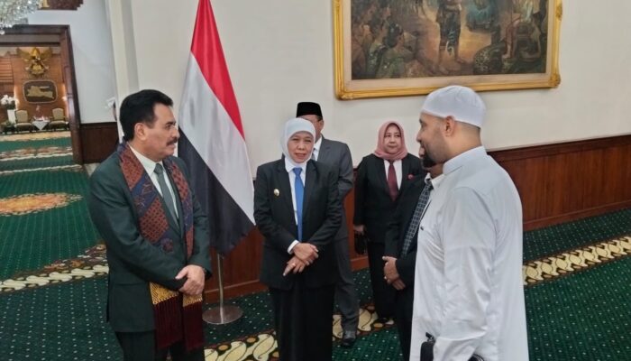Gubernur Jatim Menerima Tamu Dari Dubes Yaman Untuk Membahas Kerjasama Di Berberapa Bidang.