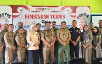 Perangi Peredaran Rokok Ilegal Satpol PP Kabupaten Kediri Menggelar Bimtek Bersama Bea Cukai.
