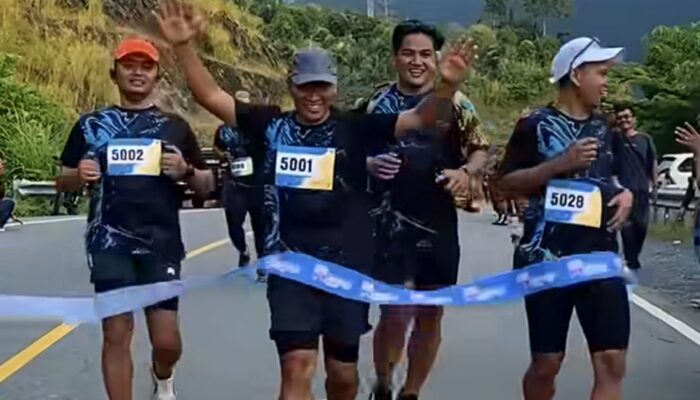Plt. Bupati Tulungagung Lari Bareng Di Sekitar JLS Gemah, Ada Kesan Tersendiri Dalam Kegiatan ini.