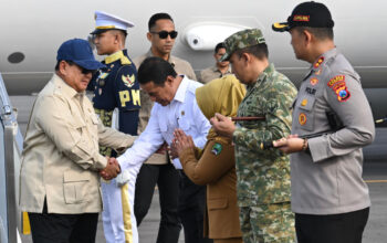 Presiden Berikan Pesan Penting Kepada Aparat TNI Dan Polri Saat Kunjungan Ke Nganjuk.