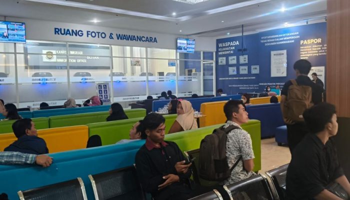 Imigrasi Blitar Kelas II Non TPI Meningkatkan Kualitas Pelayanan Pembuatan Paspor Harian Sebesar 75%.